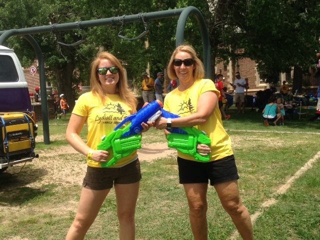 Lydiatt and Duru staff members at the Colorado Springs Family Friendly Beer Festival.